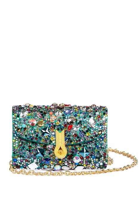 Multicolored crystal-embellished queen mid clutch Amato Daniele - women AMATO DANIELE | 877864ARASOSTRASS380